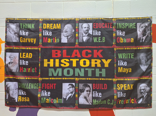 Black History Month banner