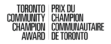 Toronto Community Champion Award